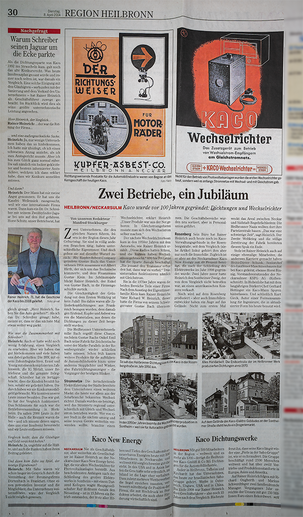 Zeitungsartikel 1
